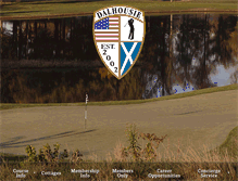 Tablet Screenshot of dalhousiegolfclub.com